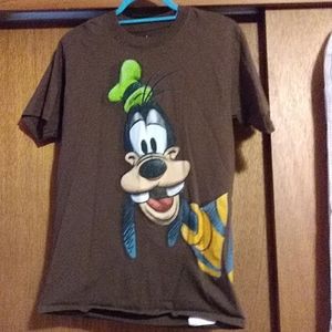 Mens Goofy front/back Disney Tee